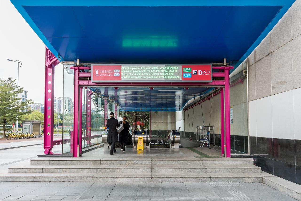 Guangzhou Hua Ji Apartment Pazhou Expo Branch Exterior foto